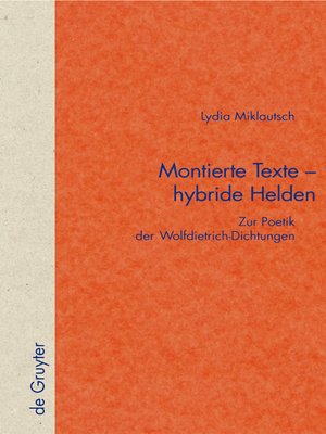 cover image of Montierte Texte--hybride Helden